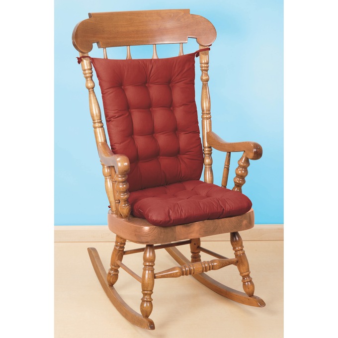 Rocking Chair Cushion Set, Red, large