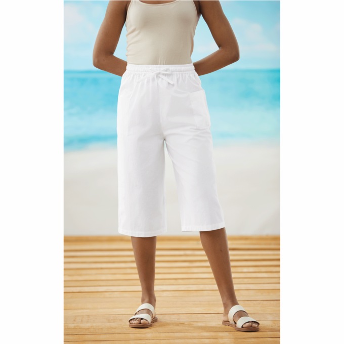 Easy Pull-On Capri, , large
