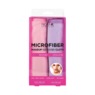 Set of 2 Microfiber Makeup Remover Cloths, Pink Purple, large