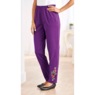 Embroidered Pant, Purple, large