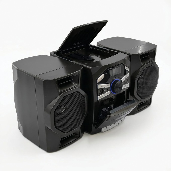 Emerson Portable CD/Cassette Stereo Boom Box, , large