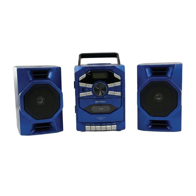 Emerson Portable CD/Cassette Stereo Boom Box, , large