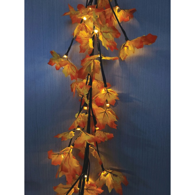 Maple Leaves Garland Lights, , large
