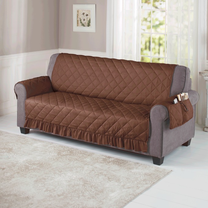 Ruffled Furniture Cover, , large