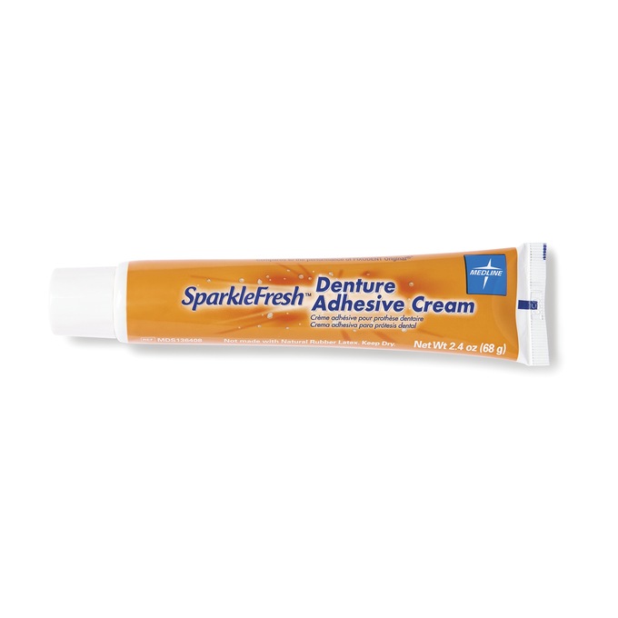 Sparkle Fresh Denture Adhesive Cream, , large