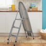 Ironing Board and Ladder with Iron Rest, Silver, large