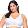 Glamorise MagicLift Active Support Bra, White, large