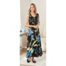 Sleeveless Button-Front Print Sundress, , large