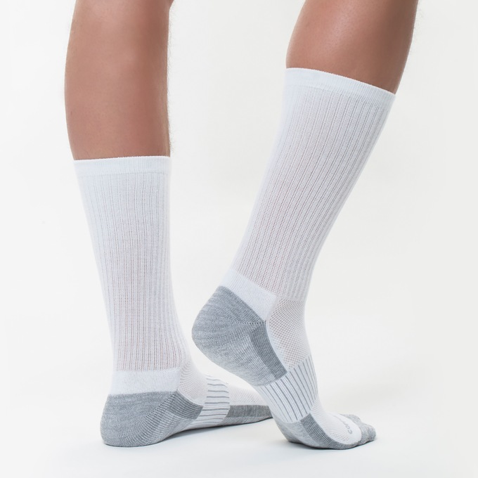 Copper Fit 2-Pack Unisex Crew Socks, , large