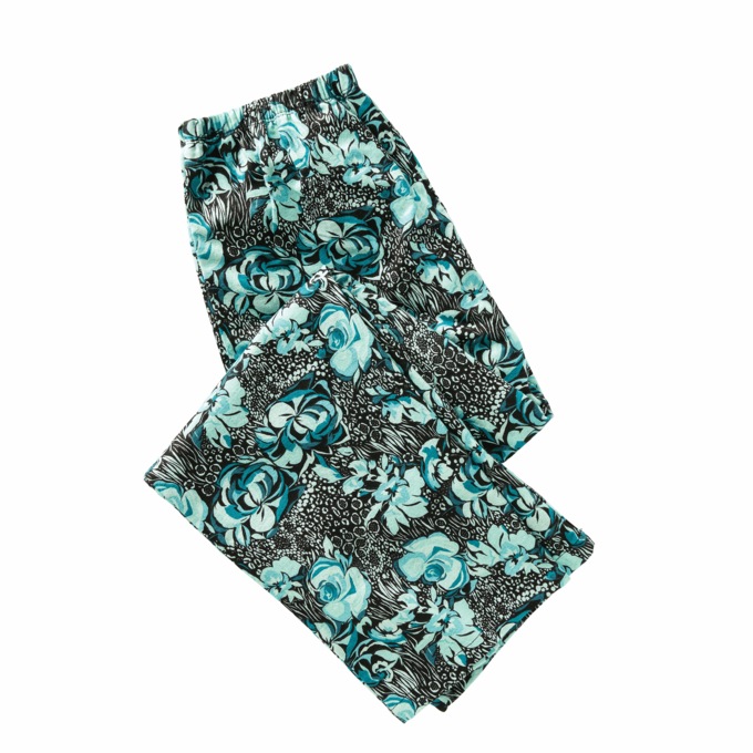 Cozee Corner Printed Flannel Pajamas, , large