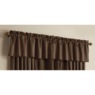 Madison Room-Darkening Light-Filtering Valance, Chocolate, large