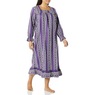 Square-Neck Flannel Nightgown, , large