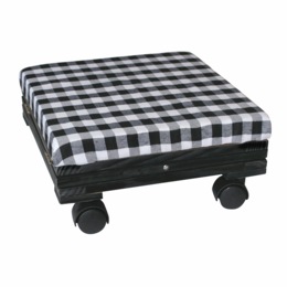 Buffalo Plaid Footrest, , large