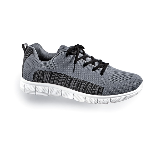 Men's Lightweight Knit Sneaker, Gray, large