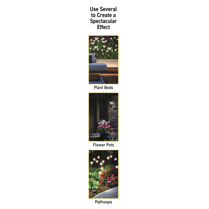 Set of 2 SensorBrite® Solar Powered Garden Lights, , large