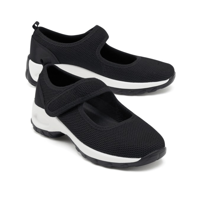 Women's Maggie Mary Jane Sneaker with Breathable Mesh, , large