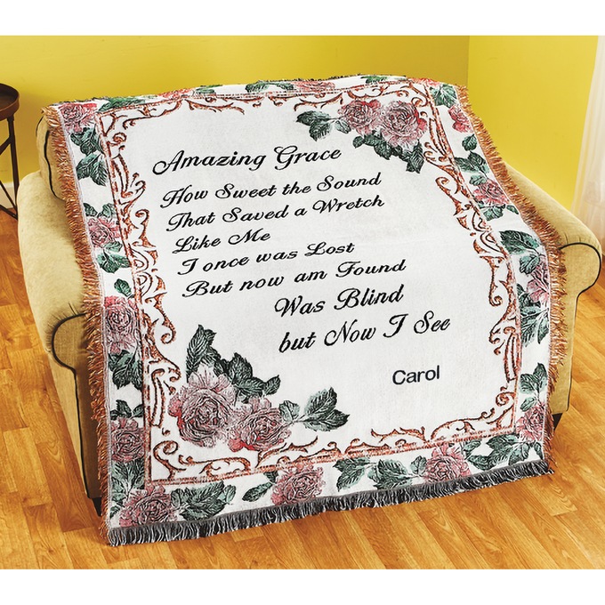 "Amazing Grace" Throw, , large