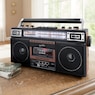 Supersonic 4-Band Radio and Cassette Player with Bluetooth, , large