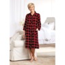 Flannel Snap-Front Duster, , large