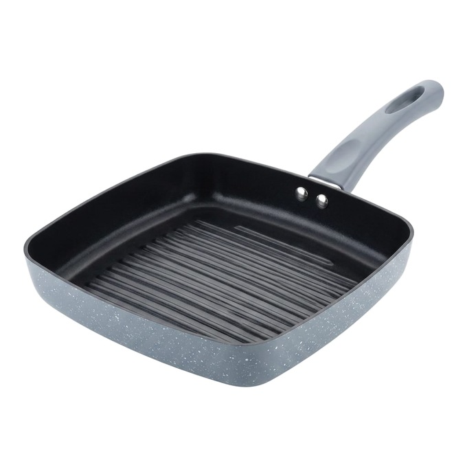 Chef Tested 11-Piece Granite Ceramic Nonstick Cookware Set, Gray, large