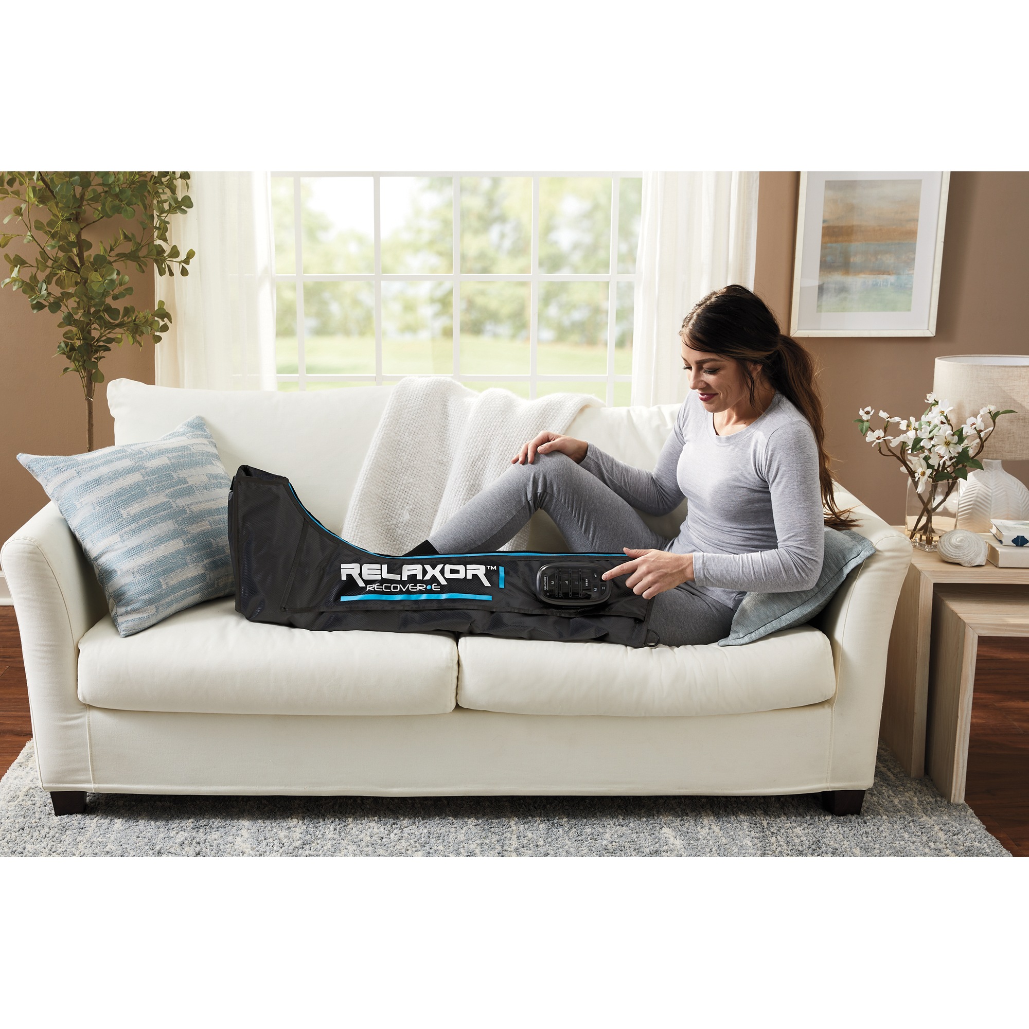 Relaxor Recover-E Full Leg Recovery Therapy, , large