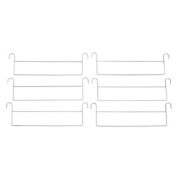 Rolling Pants Trolley Set of 6 Extra Hangers, , large
