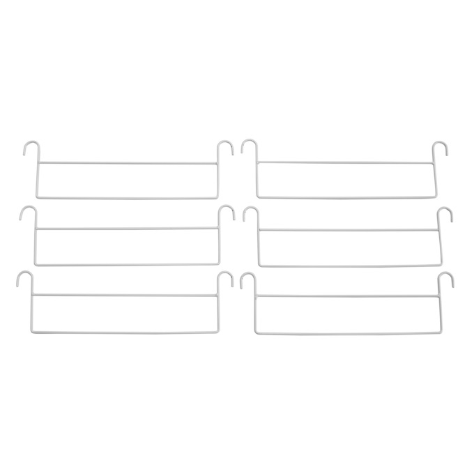 Rolling Pants Trolley Set of 6 Extra Hangers, , large