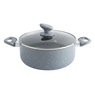 Chef Tested 11-Piece Granite Ceramic Nonstick Cookware Set, Gray, large