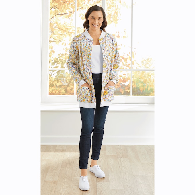 Snap-Front Cardigan | Harriet Carter