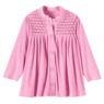 Smocked Terry Jacket, , large