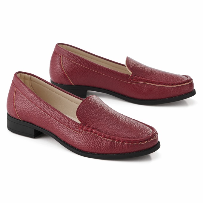 Women's Classic Loafer, Wine, large