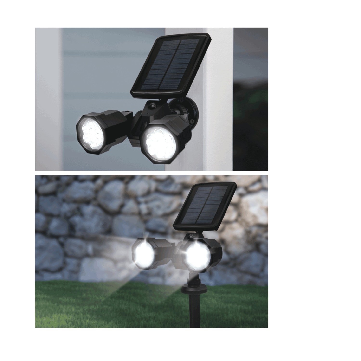 Bell+Howell Bionic Duo Spotlight: Solar Outdoor Lights