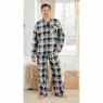 Men's 100% Cotton Flannel PJ Set, , large