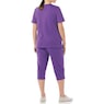 Embroidered Capri Set, Violet, large