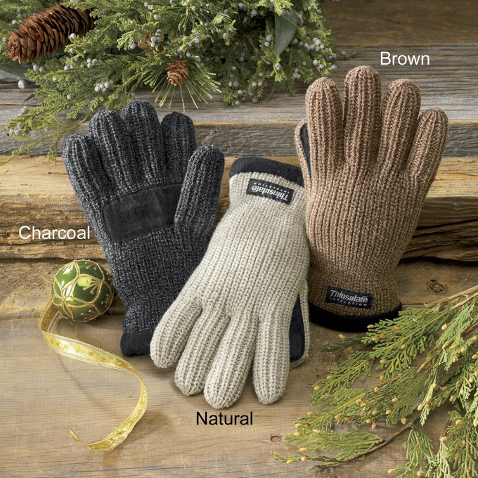 Men's RibKnit Thinsulate™ Gloves Harriet Carter