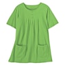Women's Cotton Knit Tunic with Patch Pockets, , large