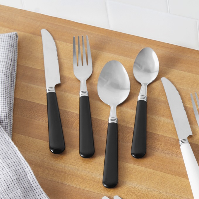 16-Piece Colored Cutlery Set, , large