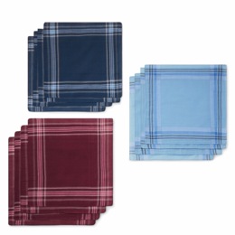 Set of 12 Men&#39;s Handkerchiefs, , large