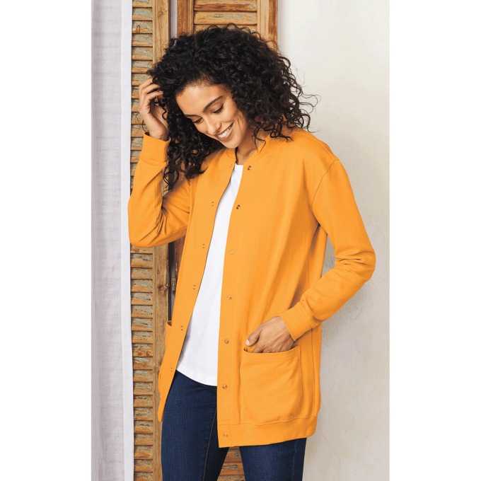Harriet Carter Snap Front Cardigan Print