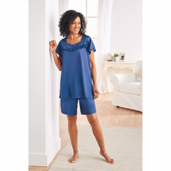 Tricot Shorty PJ Set, , large