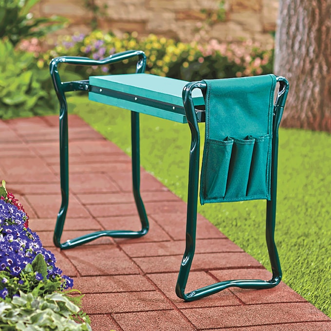 2-in-1 Cushioned Garden Kneeler and Seat, , large