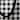 Personalized Farmhouse Tote, Black White Check, swatch