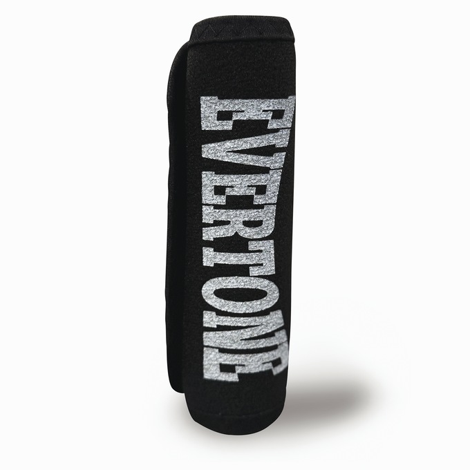 Set of 2 Evertone ThermoSlim Thigh Wraps, Black, large