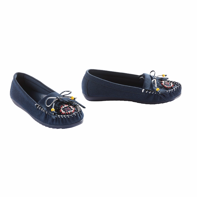 Beaded Women's Moccasin with Arch Support, , large