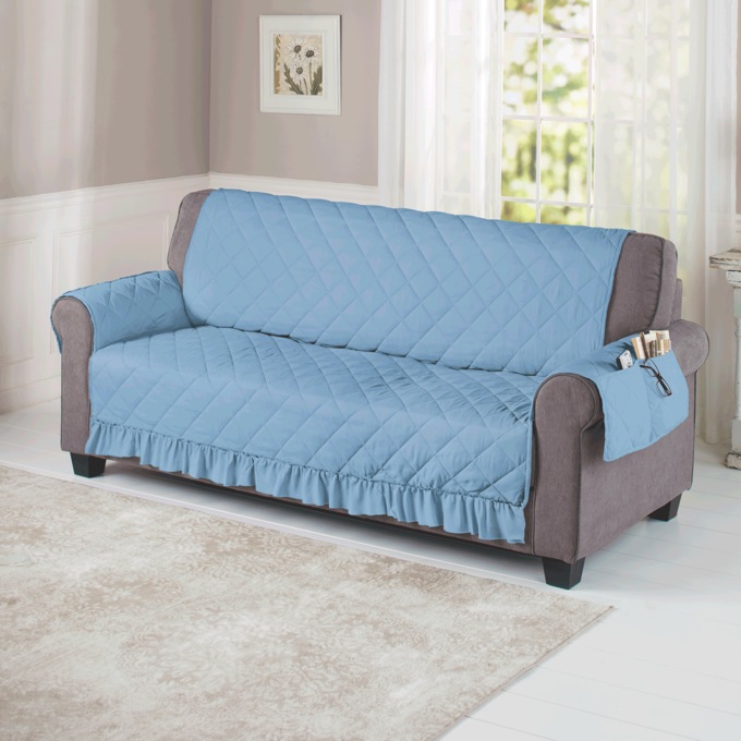 Ruffled Furniture Cover, , large