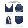 Glamorise Magiclift Minimizer Bra, Blue, large