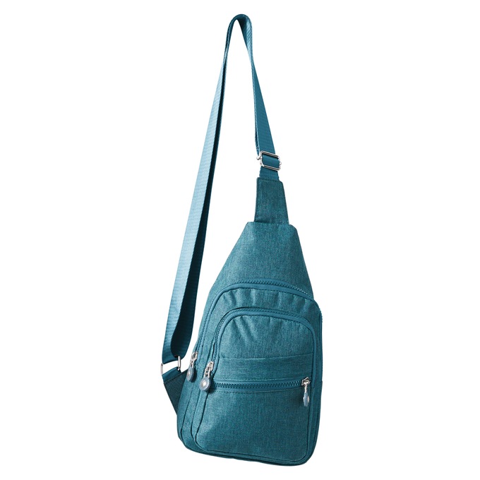 Shelby Slingback Bag, Teal, large