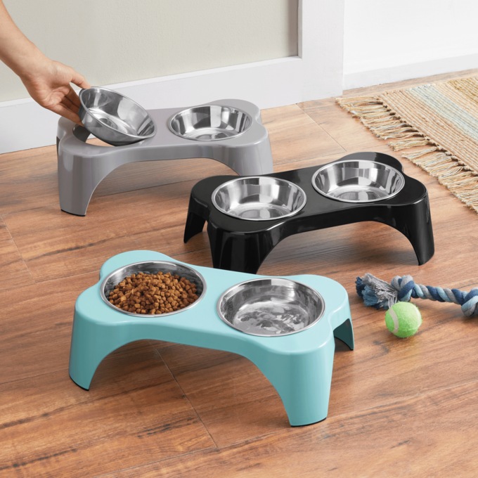 Elevated Feeder Pet Bowl, , large