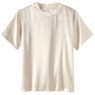 Women's Satin Blouse with Short Sleeves, , large