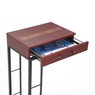C-Shaped Sofa Side Table with Drawer, , large